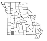 Barry County highlighted on Missouri map